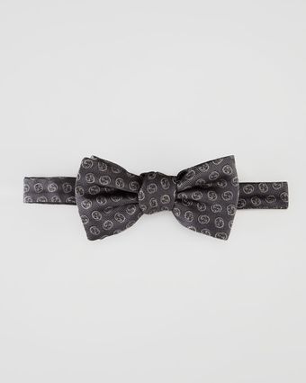 Gucci Interlockingg Bow Tie - Lyst