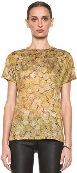 Jeremy Scott Tee in Yellow - Lyst