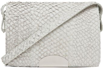 Maison Martin Margiela Perch Fish Flap Over Shoulder Bag in Gray - Lyst