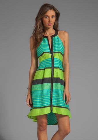 Nanette Lepore Bogatell Dress in Green - Lyst