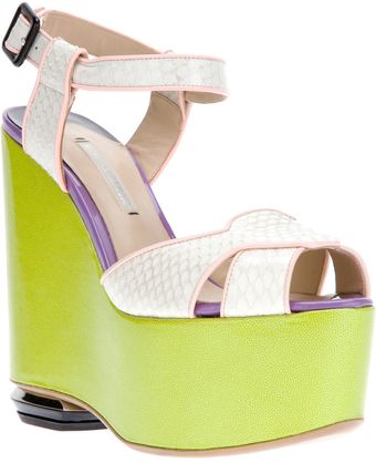 Nicholas Kirkwood Platform Sandal - Lyst