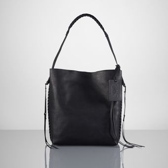 Ralph Lauren Vachetta Braided Hobo - Lyst
