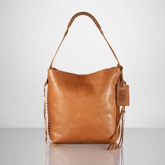 Ralph Lauren Vachetta Braided Hobo - Lyst