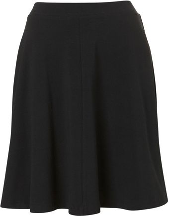 Topshop Tall Jersey Skater Skirt - Lyst