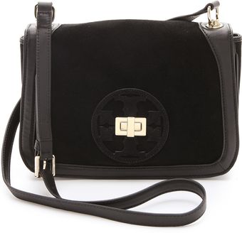 Tory Burch Gloria Suede Cross Body Bag - Lyst