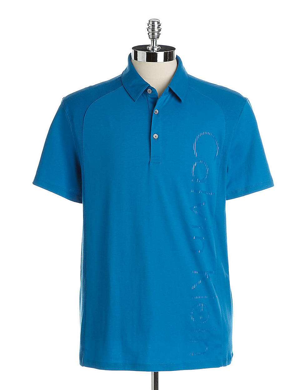 calvin klein blue polo shirt