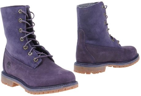 timberland violette