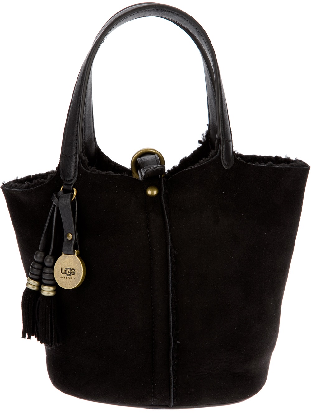 Ugg Jane Mini Bucket Bag in Black | Lyst