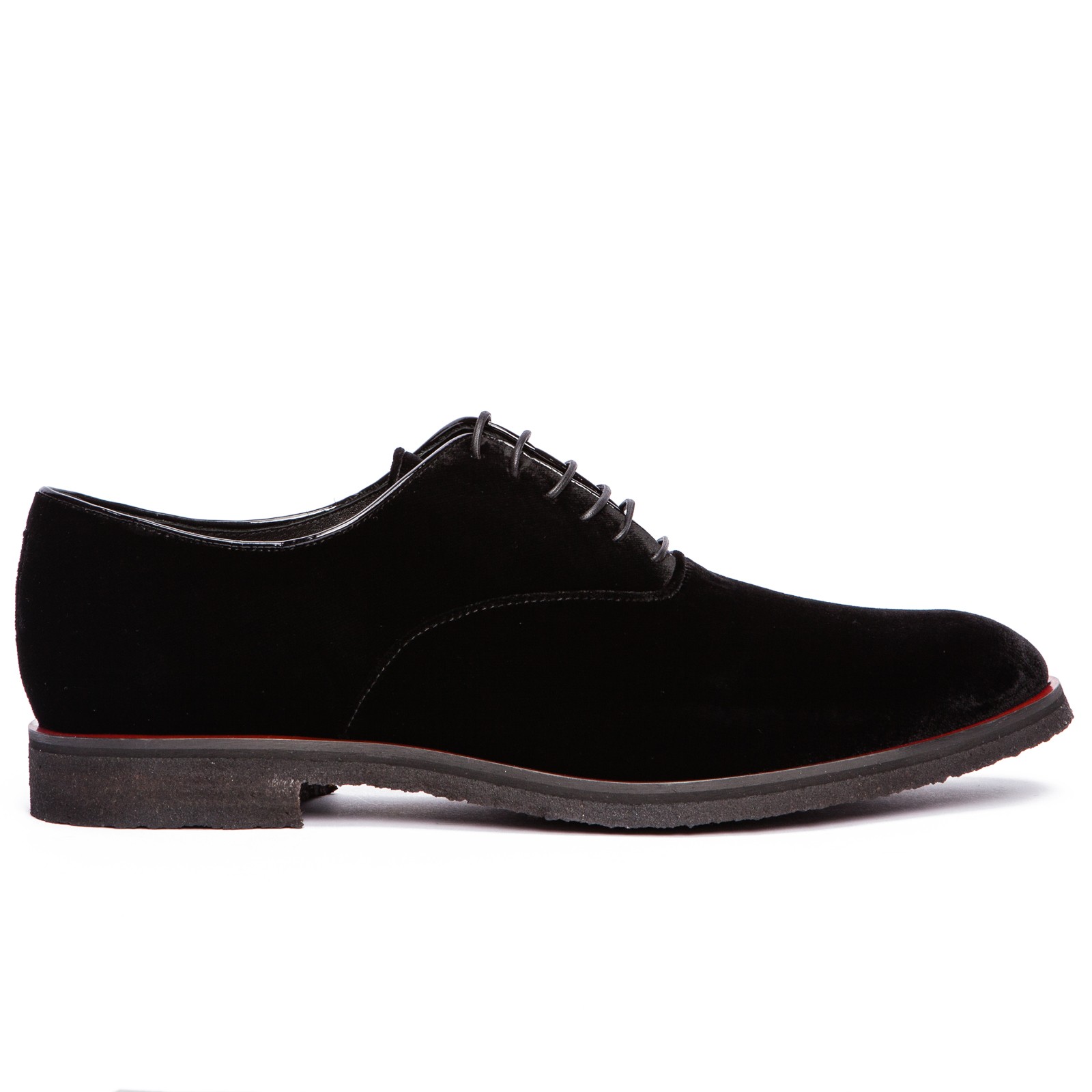 Alberto Moretti Arfango Black Velvet Shoes in Black for