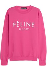 Brian Lichtenberg Féline Cottonblend Jersey Sweatshirt