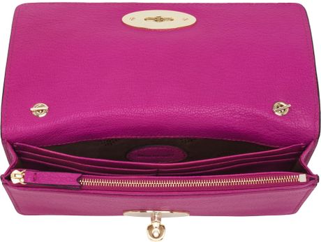 pink mulberry clutch