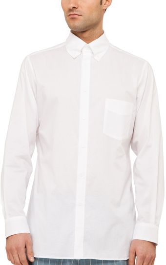 Yohji Yamamoto White Shirt - Lyst