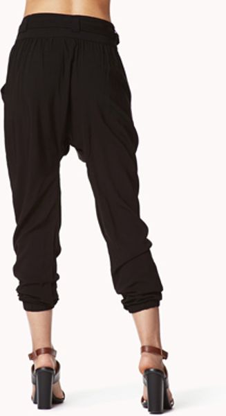 Forever 21 Harem Pants in Black | Lyst