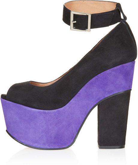 ankle strap platforms