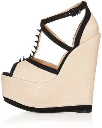 Topshop Roll The Dice Wedges By Cjg - Lyst