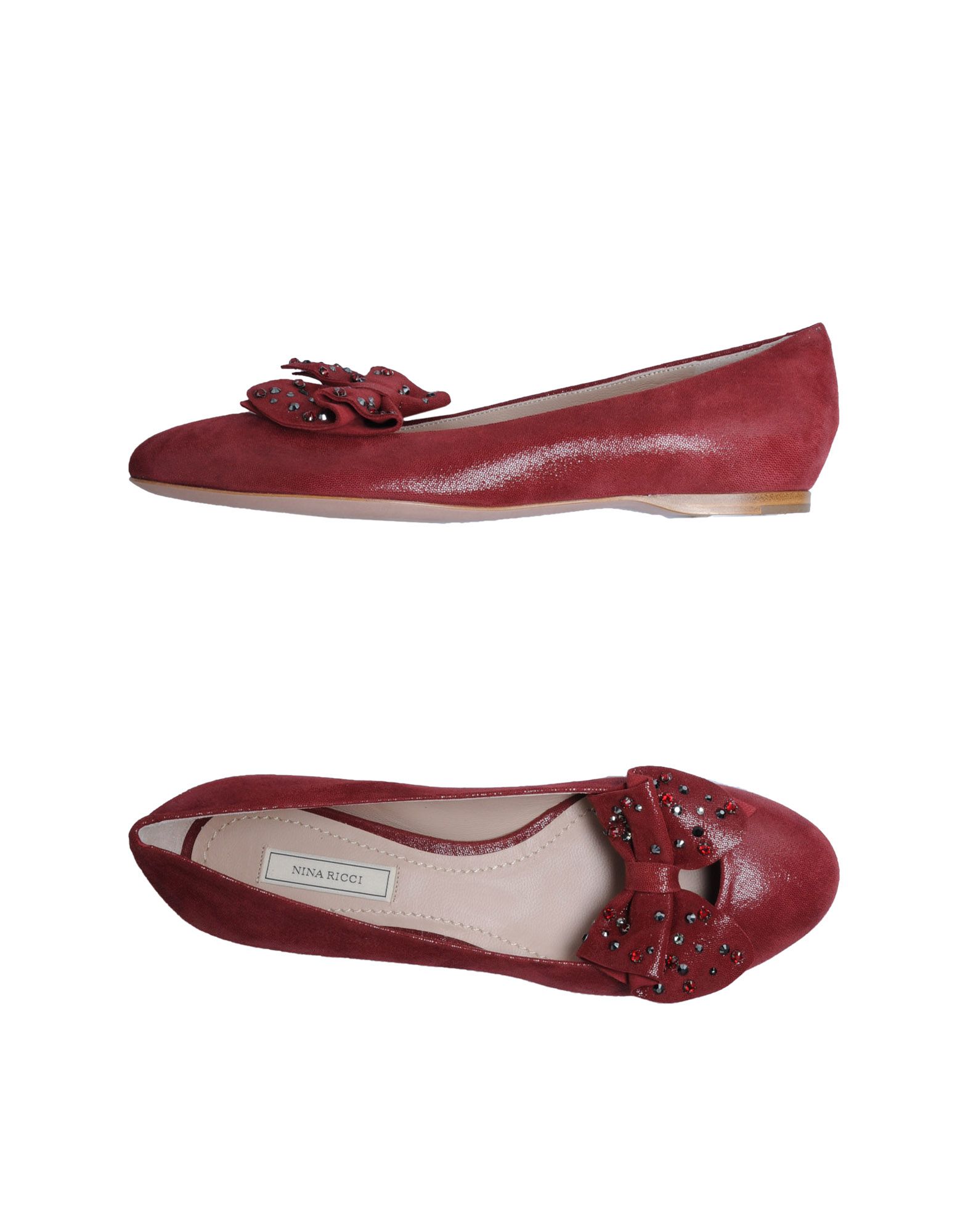 maroon ballet flats