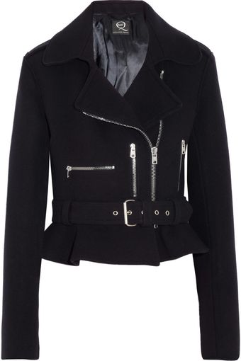 McQ by Alexander McQueen Wool-blend Felt Biker Jacket - Lyst