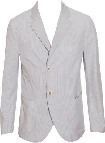 Jil Sander Reversible Cotton Linen Jacket - Lyst