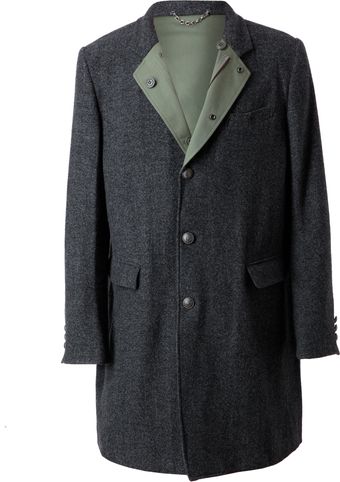 Miharayasuhiro Military Wool Coat - Lyst