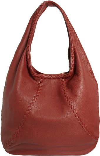 Bottega Veneta Large Woven Seam Hobo Bag - Lyst
