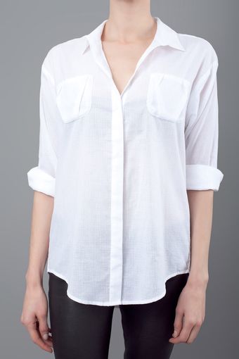 Elizabeth And James Artist Button Down White - Lyst