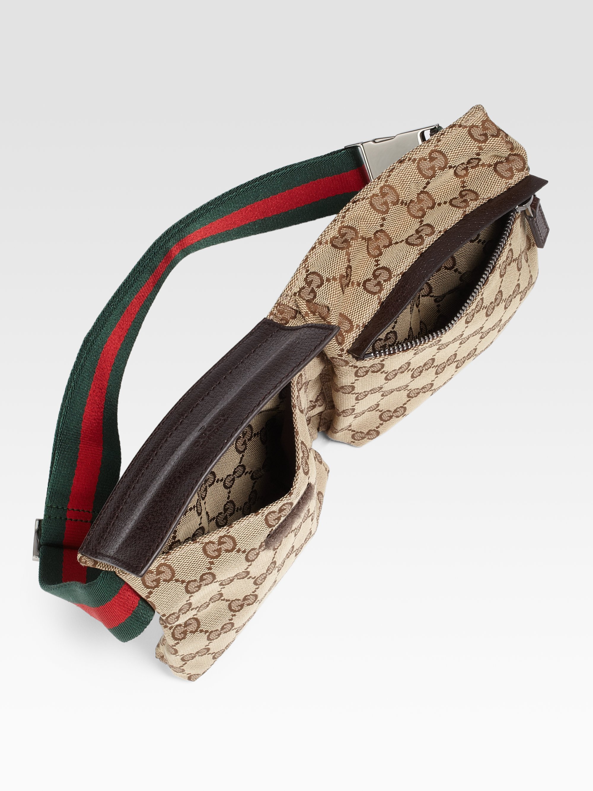 Gucci Original Gg Canvas Belt Bag in Beige | Lyst