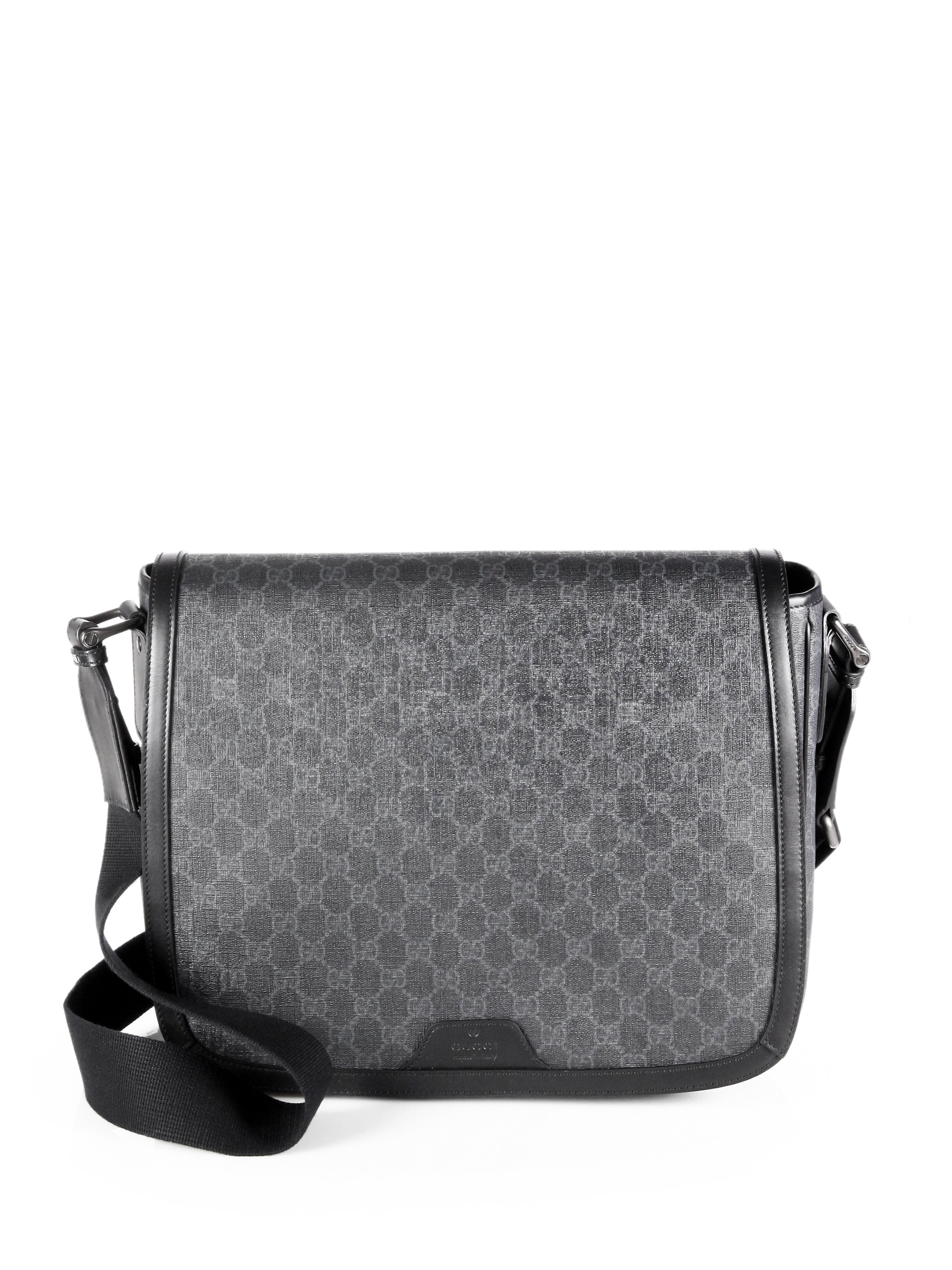 Gucci Gg Messenger Bag in Black for Men (black rose) | Lyst