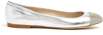 Michael by Michael Kors Yvonne Glitter Ballet Flats - Lyst