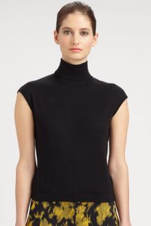 Michael Kors Cashmere Silk Turtleneck Top - Lyst