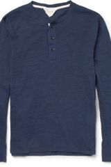 Rag & Bone Slub Cottonjersey Henley Tshirt