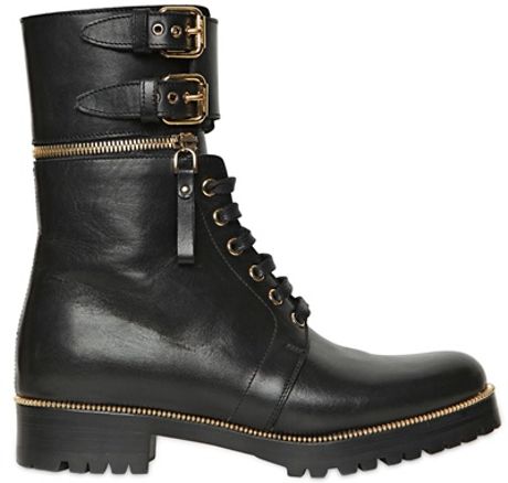 sergio rossi combat boots