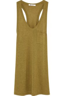 T By Alexander Wang Classic Jersey Racerback Tank - Lyst