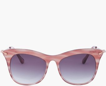 Elizabeth And James Rose Gold Fairfax Cats_eye Sunglasses - Lyst