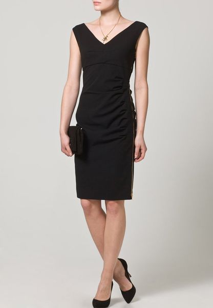 Escada Dallas Cocktail Dress Party Dress Black in Black Escada Dallas Cocktail Dress Party Dress Black in Black