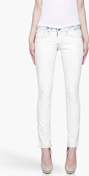 Iro Off White Acid Washed Lewin Jeans - Lyst