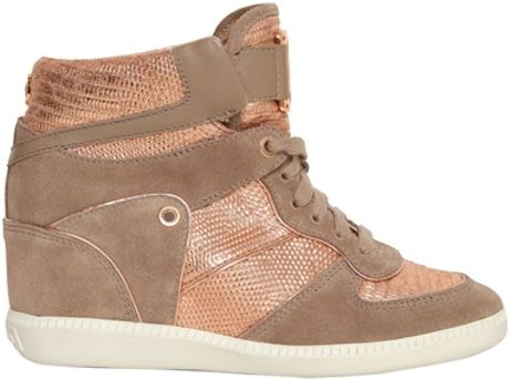 pink mk sneakers