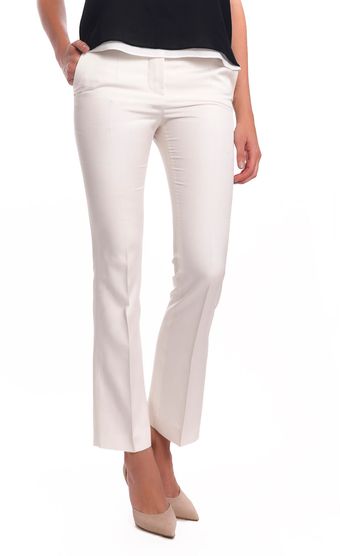 Stella McCartney Jaquard Pants Milk - Lyst
