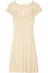 Valentino Lace and Crepe Dress