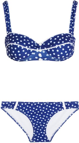 Rosamosario Polka Dots Loca Underwired Bikini - Lyst