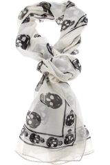 Alexander McQueen Skull Print Scarf