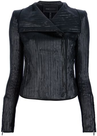 BCBGMAXAZRIA Ribbed Jacket - Lyst
