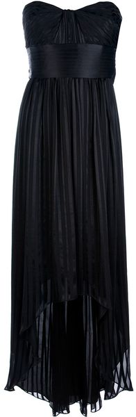 BCBGMAXAZRIA Ruched Strapless Dress - Lyst