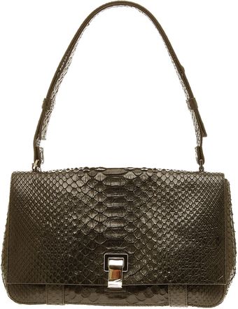 Proenza Schouler Ps Python Courier - Lyst