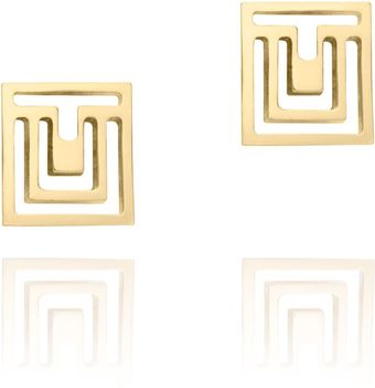 Tory Burch Frete Post Earring - Lyst