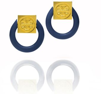 Tory Burch Varden Resin Earring - Lyst