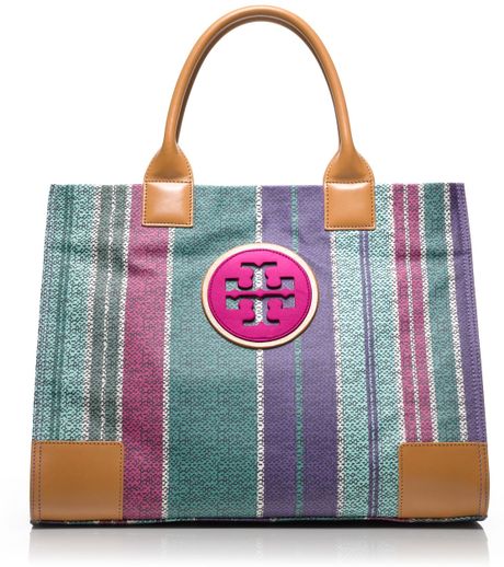 tory burch rainbow tote