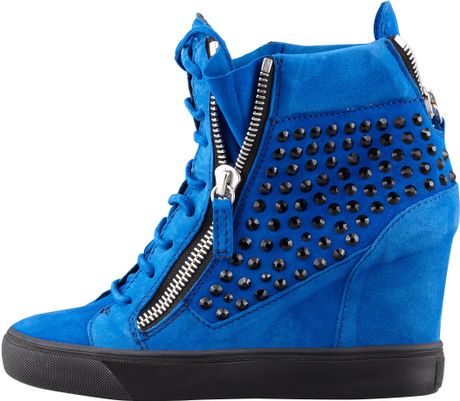 giuseppe zanotti suede sneaker
