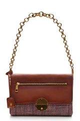 Marc Jacobs Gingham Pony Small Gotham Shoulder Bag
