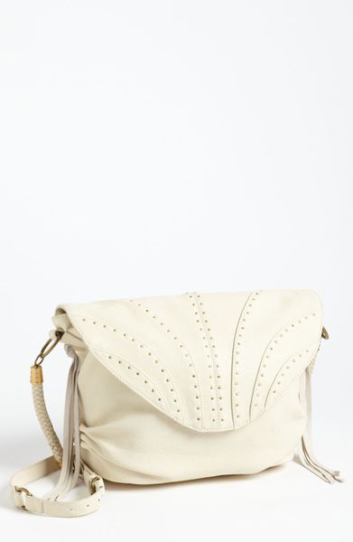 Jessica Simpson Kenya Faux Leather Crossbody Bag in White