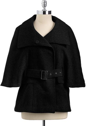 Marc New York Belted Cape Coat - Lyst